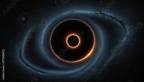 Black Hole in Space Graphic Resource