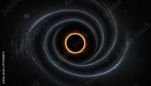 Black Hole in Space Graphic Resource