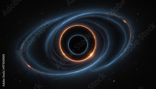 Black Hole in Space Graphic Resource