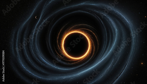 Black Hole in Space Graphic Resource