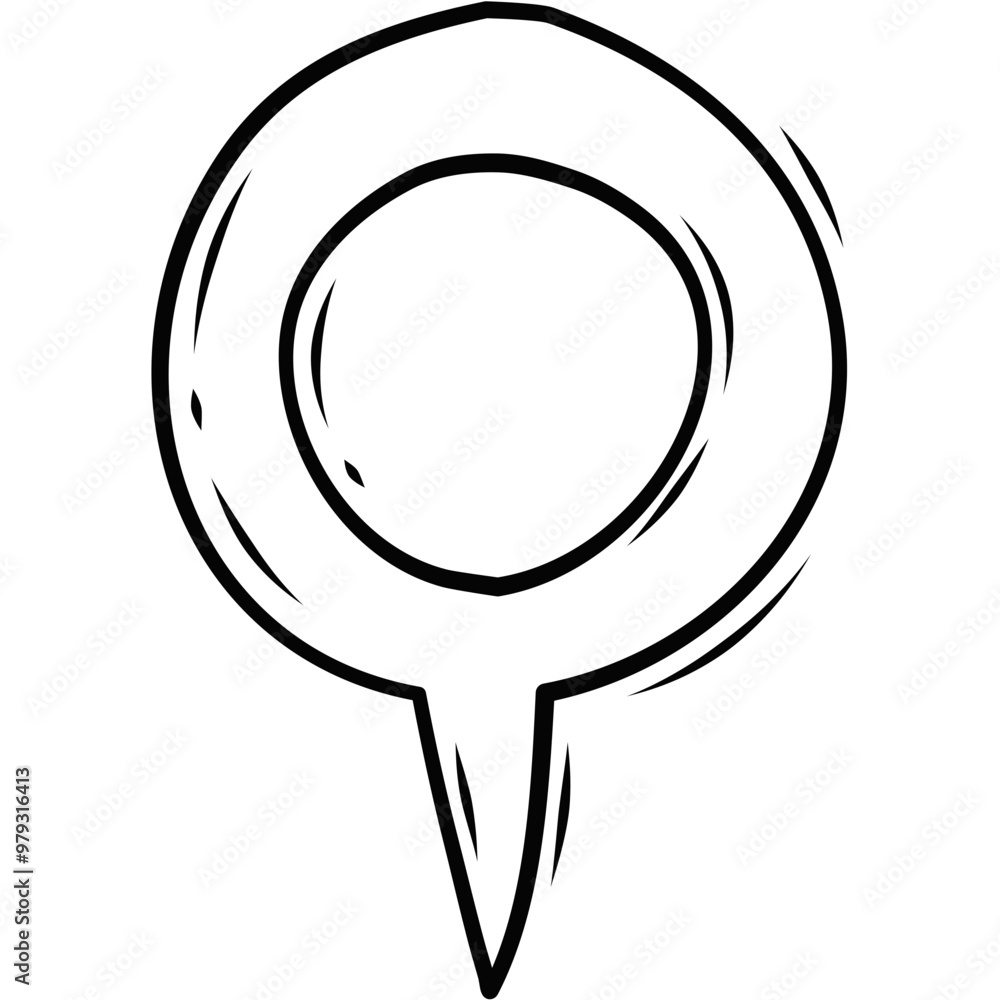 Doodle Pin Map Doodle Pin Map