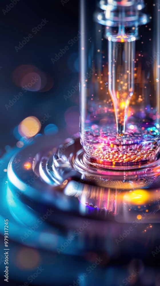 Closeup of a hydrogen fuel cell in operation. Closeup of a hydrogen fuel cell in operation.