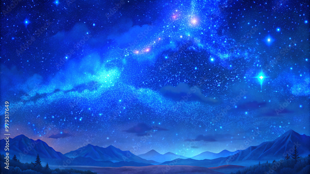 Fototapeta premium sky with starsspace, star, sky, night, galaxy, nebula, stars, astronomy, light, universe, abstract, planet, blue, dark, moon, cosmos, bright, clouds, sun, cloud, earth, nature, science, fantasy, outer