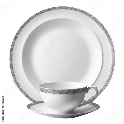 Elegant dinner set tableware for fine dining experience.PNG