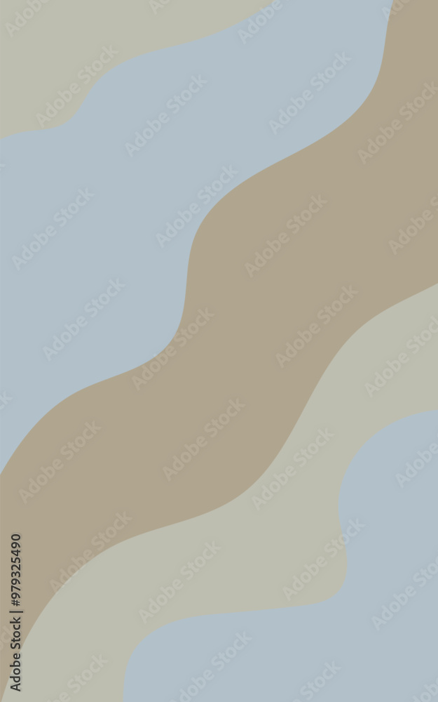 Abstract background with wavy shapes in shades of brown and blue, perfect for modern designs, backgrounds, or artistic projects. Abstract background with wavy shapes in shades of brown and blue, perfect for modern designs, backgrounds, or artistic projects.
