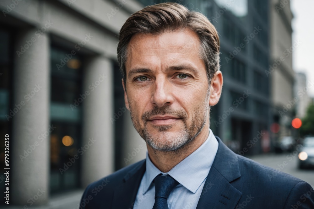 business portrait of confident businessman business portrait of confident businessman
