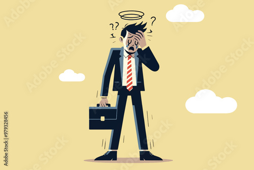 The pressure from the company is too heavy, the burden of responsibility is too excessive, an entrepreneur gets dizzy and cries feeling the pressure from the company is too heavy