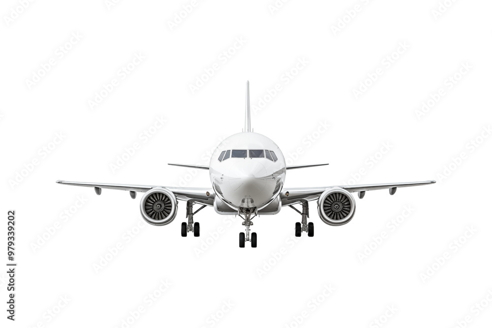 landing of a white plane. Perfect for aviation related designs, holiday-themed designs, and transportation themed designs. Generative AI landing of a white plane. Perfect for aviation related designs, holiday-themed designs, and transportation themed designs. Generative AI