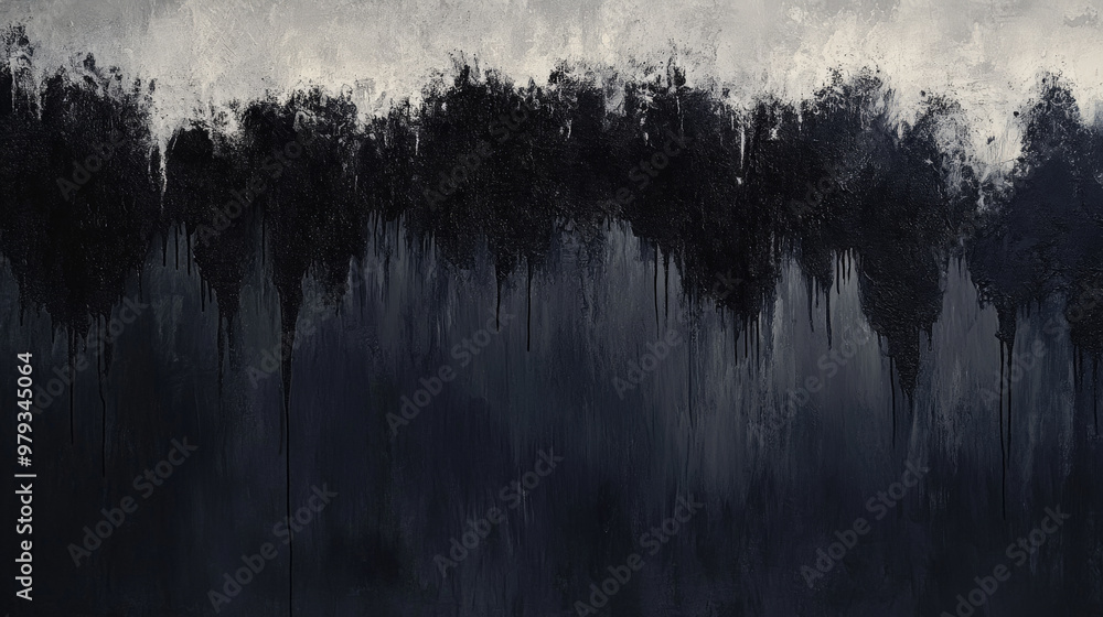 Fototapeta premium A dramatic gradient transitioning from dark charcoal to deep black, with smooth transitions and a rich, textured effect.