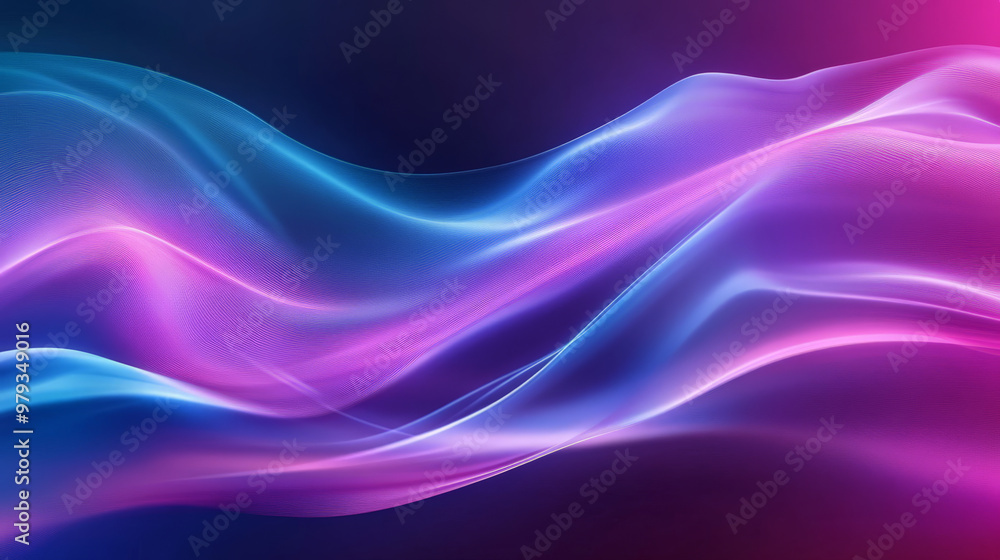 A vibrant abstract background with a smooth gradient transitioning from deep purple to electric blue, with soft dynamic waves creating a sense of movement. A vibrant abstract background with a smooth gradient transitioning from deep purple to electric blue, with soft dynamic waves creating a sense of movement.