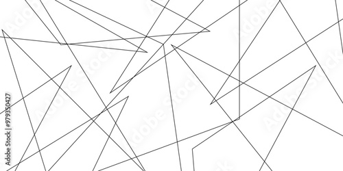 Abstract background with liens and triangles shape on white background. White and grey geometric overlapping rectangle pattern Geometric background soft shadows as patten ..White polygon textured