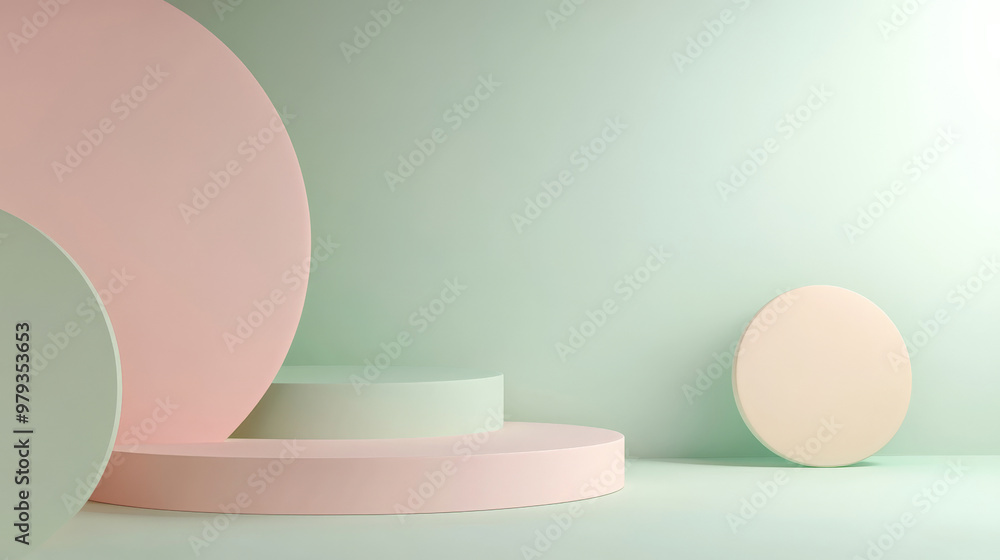Neumorphism-inspired minimalist background with soft pastel tones of pale green and light pink, featuring raised elements with subtle depth and shadowing. Neumorphism-inspired minimalist background with soft pastel tones of pale green and light pink, featuring raised elements with subtle depth and shadowing.