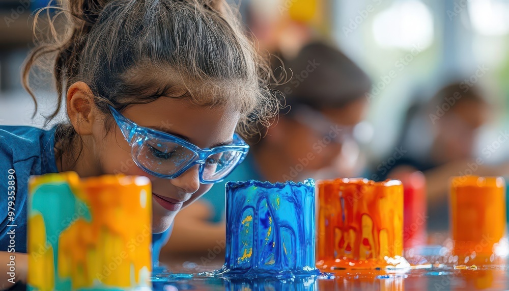 Classroom activities with students engaged in hands-on learning, interactive environment, sharp focus, vibrant colors Classroom activities with students engaged in hands-on learning, interactive environment, sharp focus, vibrant colors