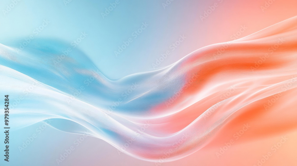 Smooth gradients of soft pastel blue and coral, with dynamic, flowing abstract lines creating a soothing, energetic background. Smooth gradients of soft pastel blue and coral, with dynamic, flowing abstract lines creating a soothing, energetic background.