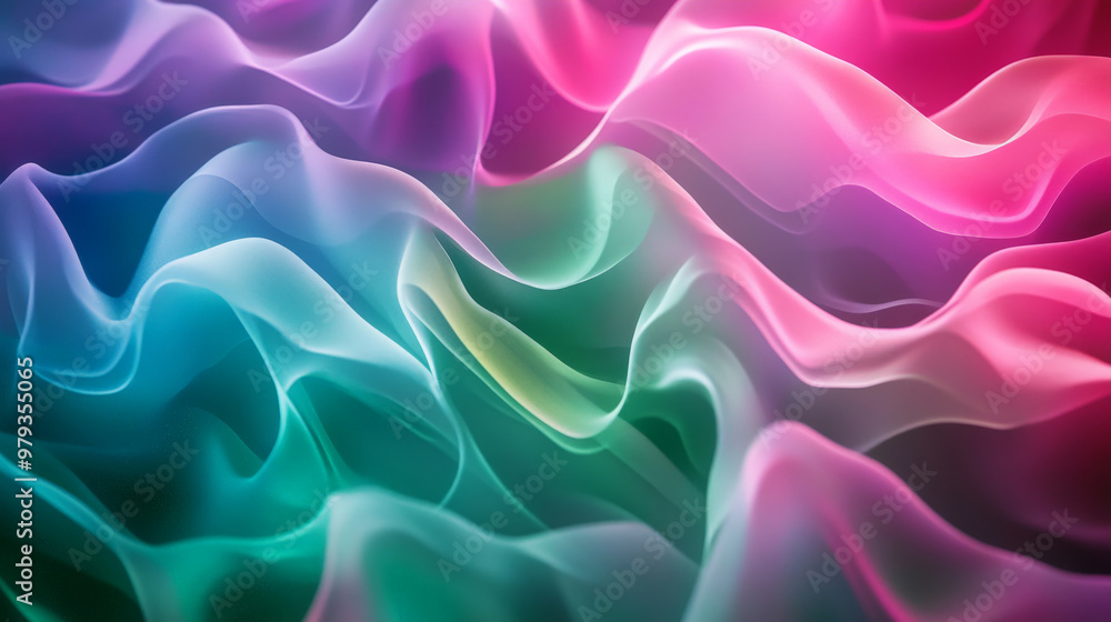 Vibrant neon color waves in shades of green, magenta, and cyan, forming abstract shapes that flow together with a futuristic feel. Vibrant neon color waves in shades of green, magenta, and cyan, forming abstract shapes that flow together with a futuristic feel.