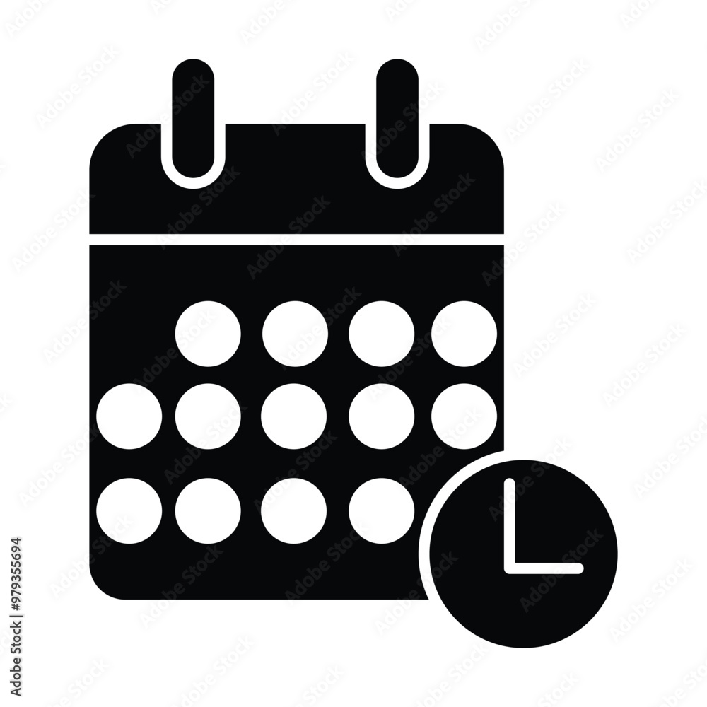 calendar icon vector on white background calendar icon vector on white background