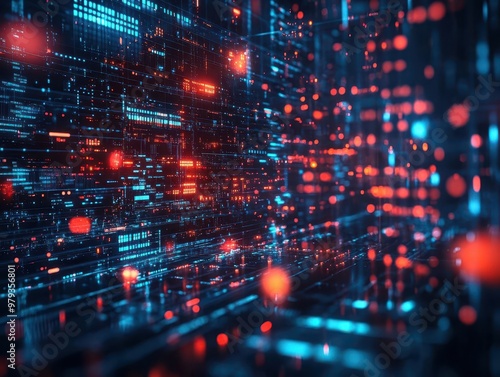 Wallpaper Mural Data science with complex algorithms and data sets on screens, analytical style, sharp focus, high detail, bright lighting Torontodigital.ca