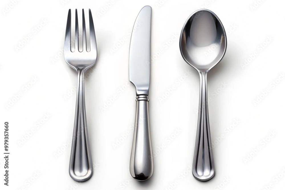 Cutlery. Fork, knife and spoon.Cutlery. Fork and spoon isolated on white background Cutlery. Fork, knife and spoon.Cutlery. Fork and spoon isolated on white background