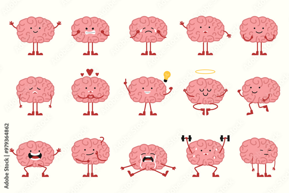Brain Character Brain Character