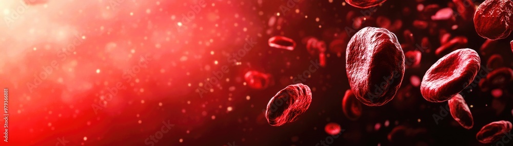 Blood cells 3d background red Blood cells 3d background red