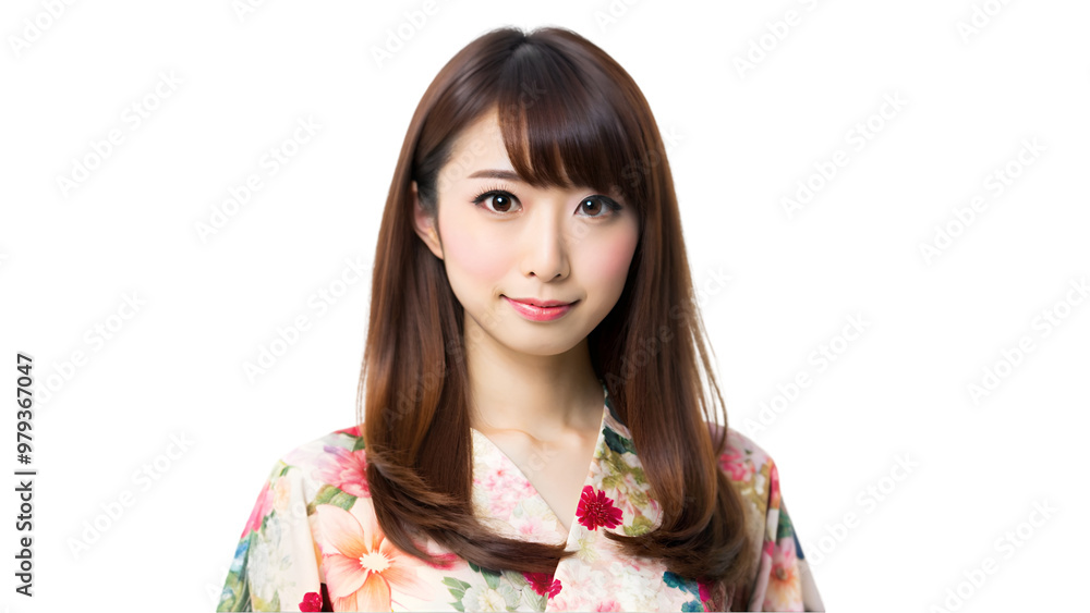 Japanese supermodel isolated on transparent background Japanese supermodel isolated on transparent background