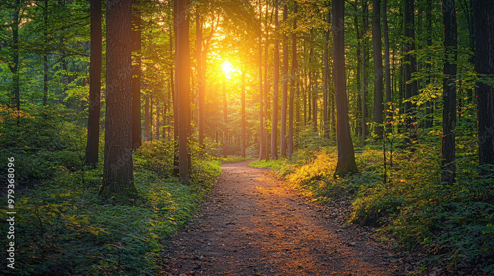Obraz premium Serene Nature Landscape Wallpaper: High-Quality Scenic Backgrounds in Full HD