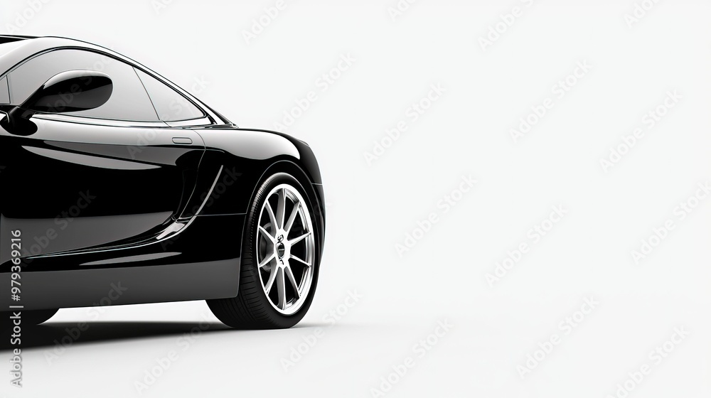 Naklejka premium Modern Car Design Showcase