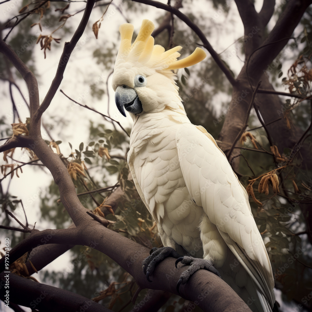 Cockatoo, Exotic Tropical Parrot, Wildlife Photography Cockatoo, Exotic Tropical Parrot, Wildlife Photography
