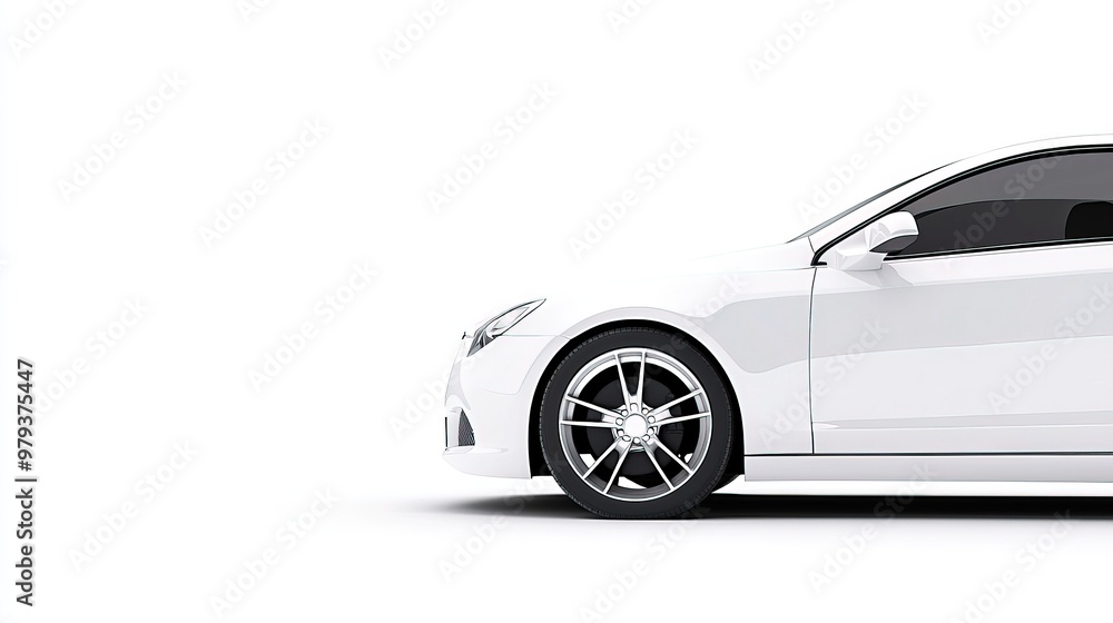 Modern Car Exuding Sophistication in Stillness Modern Car Exuding Sophistication in Stillness