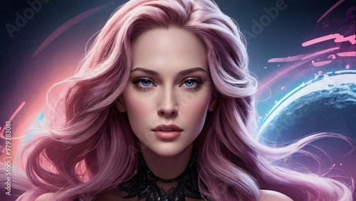 woman, beauty, hair, face, fashion