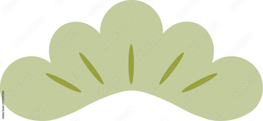 Fototapeta premium Traditional Japanese vintage pine leaves