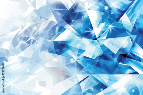 Vectorial Abstract Blue Diamond Background