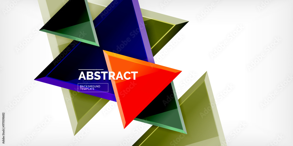 Triangle glass shapes geometric abstract background. Vector Illustration For Wallpaper, Banner, Background, Card, Book Illustration, landing page Triangle glass shapes geometric abstract background. Vector Illustration For Wallpaper, Banner, Background, Card, Book Illustration, landing page