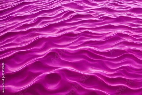 A bold magenta water ripple background with strong wave patterns, AI Generated