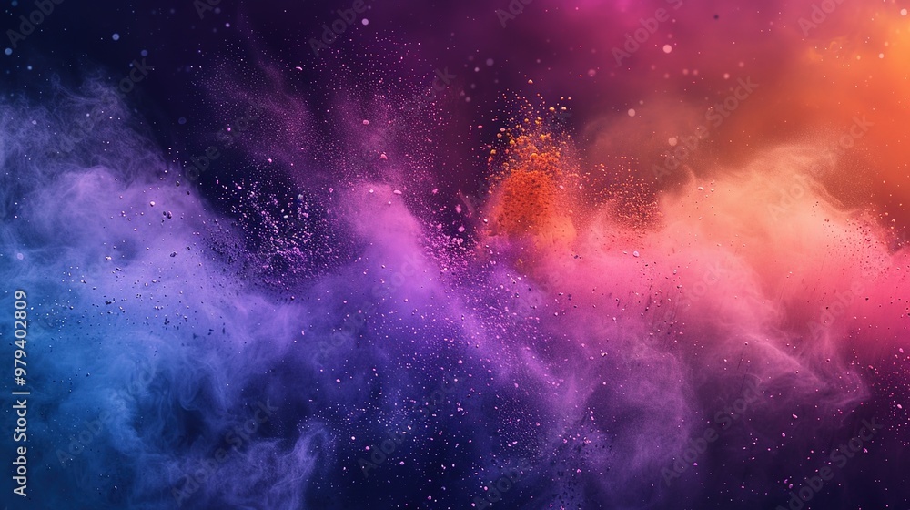 Fototapeta premium Clourful cloud wallpaper