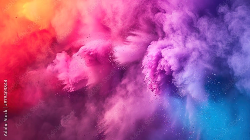 Fototapeta premium Clourful cloud wallpaper