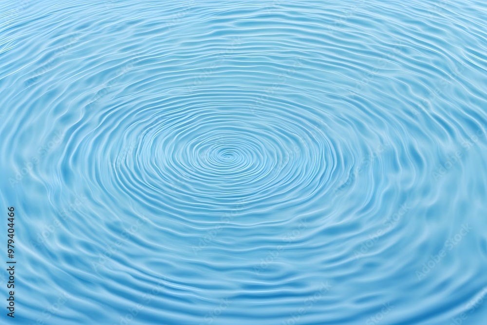 A soft blue water ripple background with gentle circular waves, AI Generated A soft blue water ripple background with gentle circular waves, AI Generated