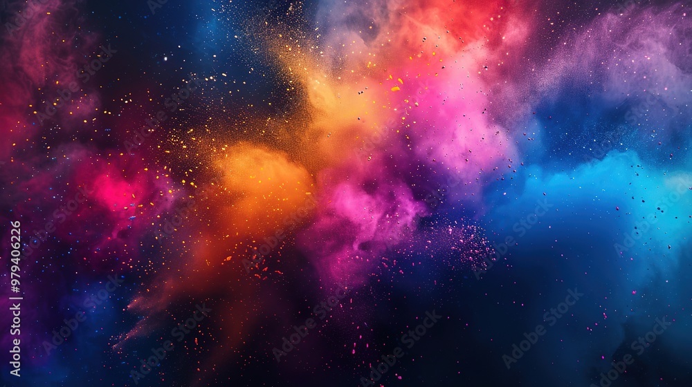 colourful cloud of holi festival colourful cloud of holi festival