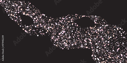 flock of pink butterflies isolated against a white background.  pink butterfly hand drawn design vector