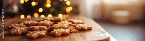 Delicious star-shaped cookies decorated with icing, perfect for festive celebrations and holiday gatherings.