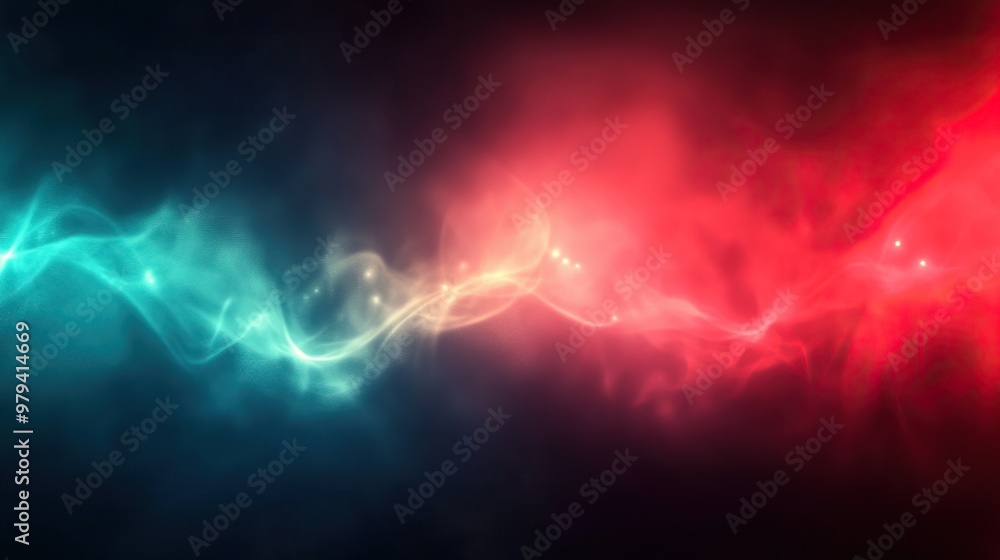 An abstract blend of vibrant red and blue light waves, creating a dynamic and mesmerizing visual effect for digital backgrounds. An abstract blend of vibrant red and blue light waves, creating a dynamic and mesmerizing visual effect for digital backgrounds.