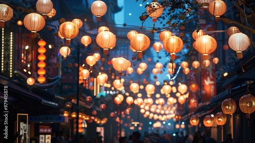 Chinese new year lantern wallpaper