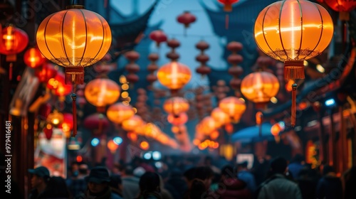 Chinese new year lantern wallpaper