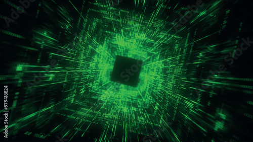Abstract background with connecting dots and lines. Network connection structure. Plexus effect. 3d Vector illustration.
