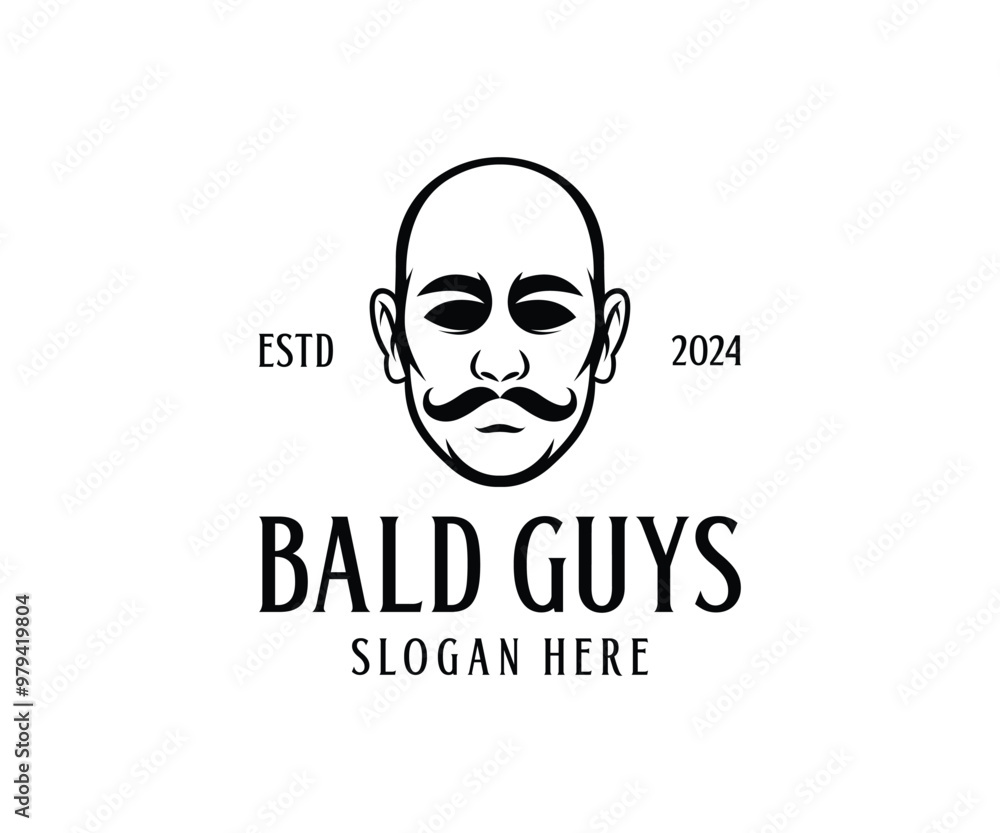 Bald guys logo Bald guys logo
