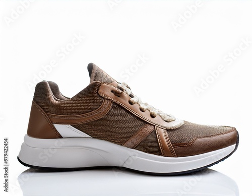 Brown & White Sneaker