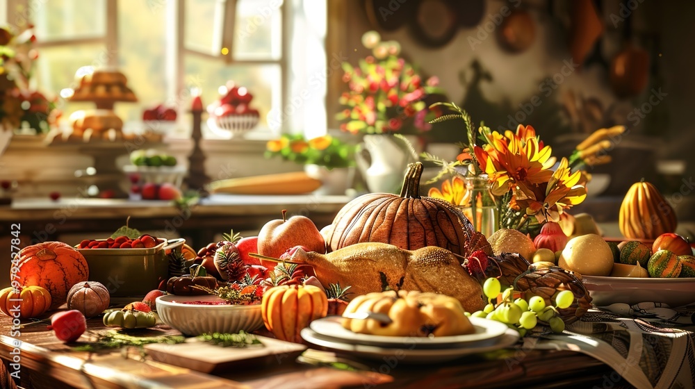 Thanksgiving feast wallpaper Thanksgiving feast wallpaper
