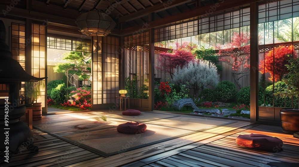 Japanese teahouse wallpaper Japanese teahouse wallpaper