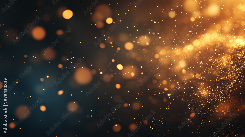 A dark, textured background with glowing golden particles floating through the air, creating a dreamy, ethereal look. A dark, textured background with glowing golden particles floating through the air, creating a dreamy, ethereal look.