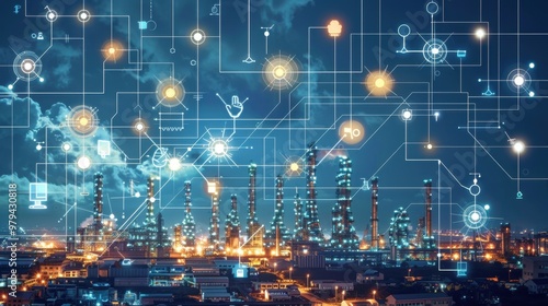 Wallpaper Mural 20240916212313list 83 A dynamic vector representing the integration of cyber-physical systems (CPS) in Industry 4 Torontodigital.ca